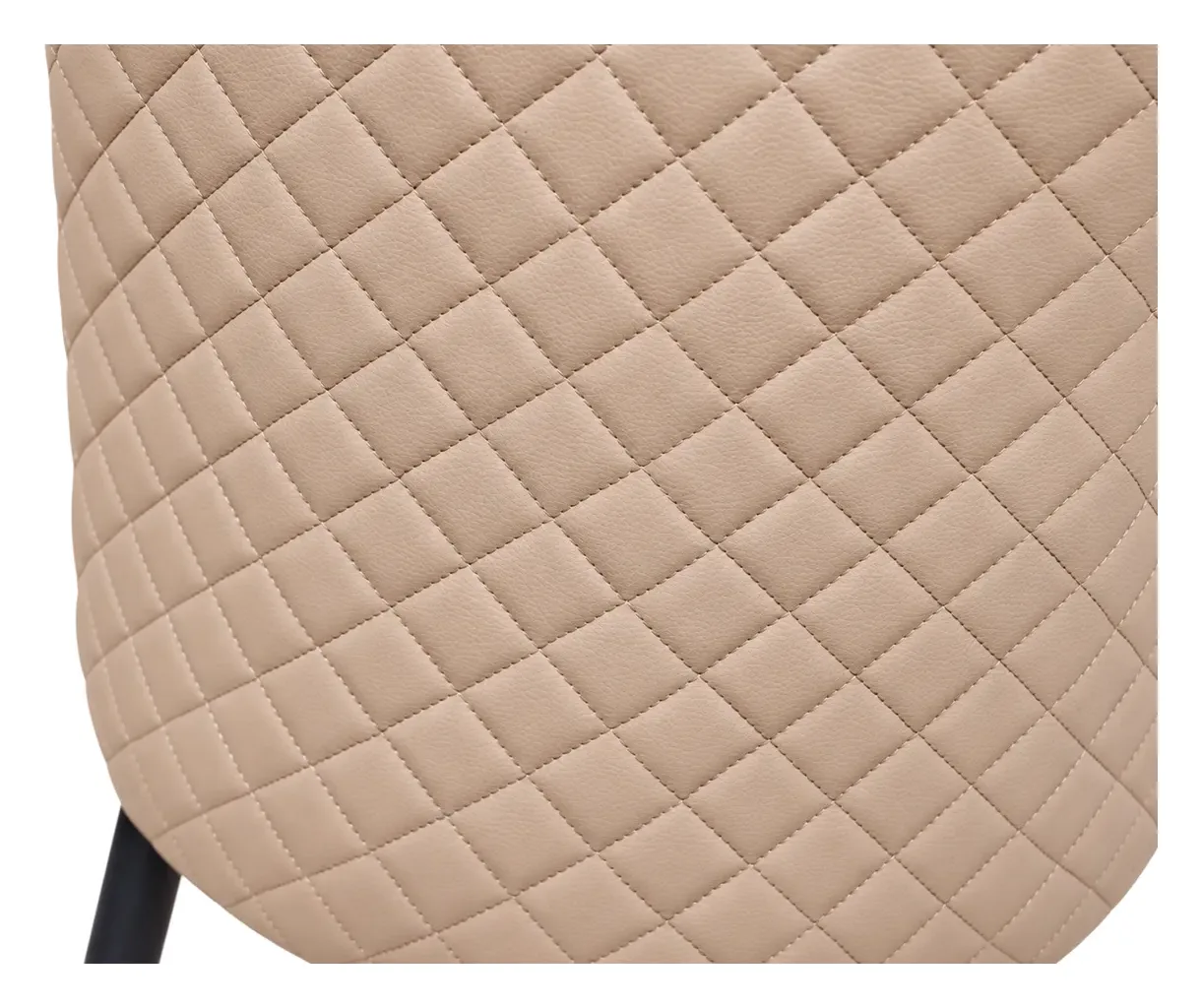 4-Seater Dining Set, Taupe Quilted Chairs, photo 4