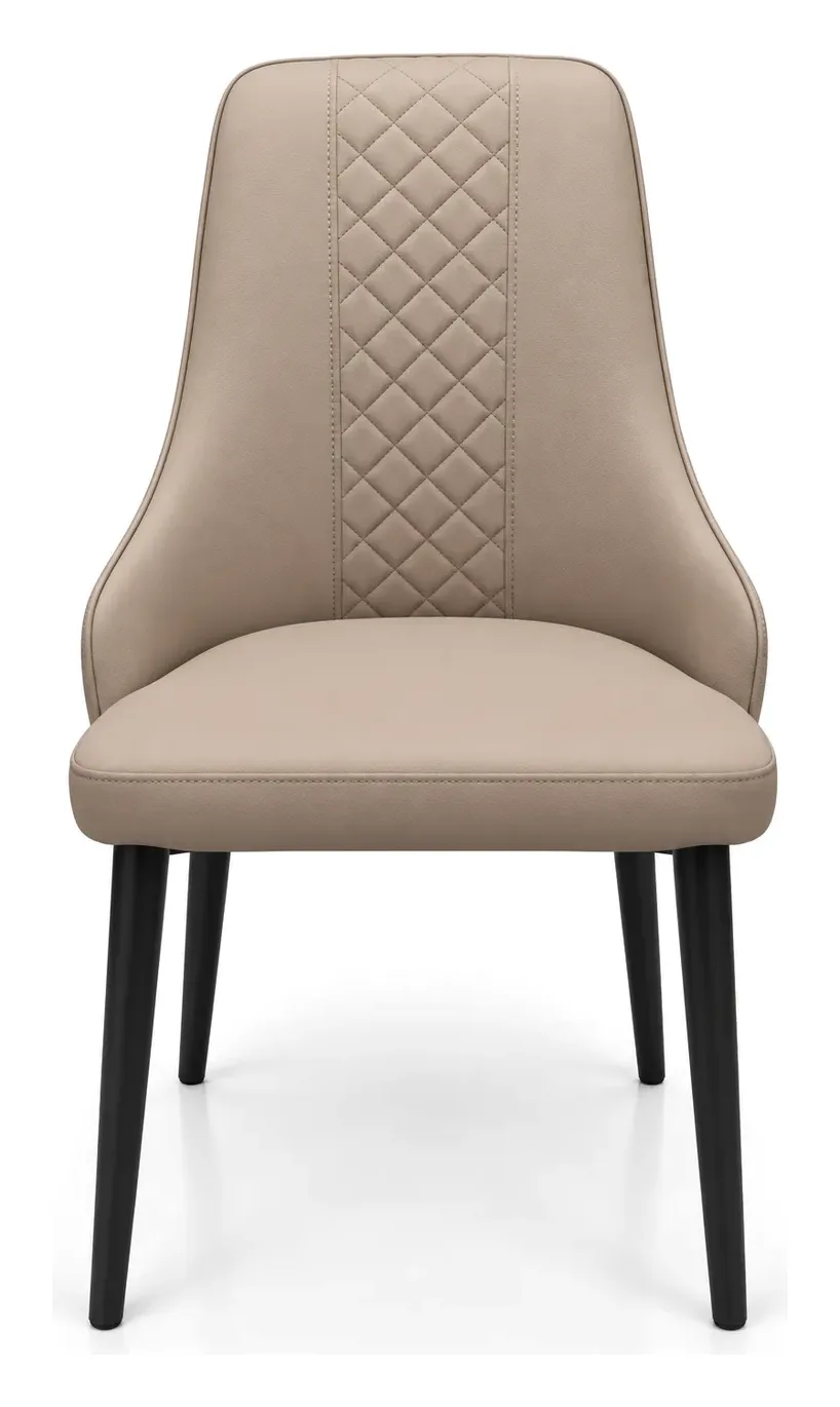4-Seater Dining Set, Taupe Quilted Chairs, photo 10