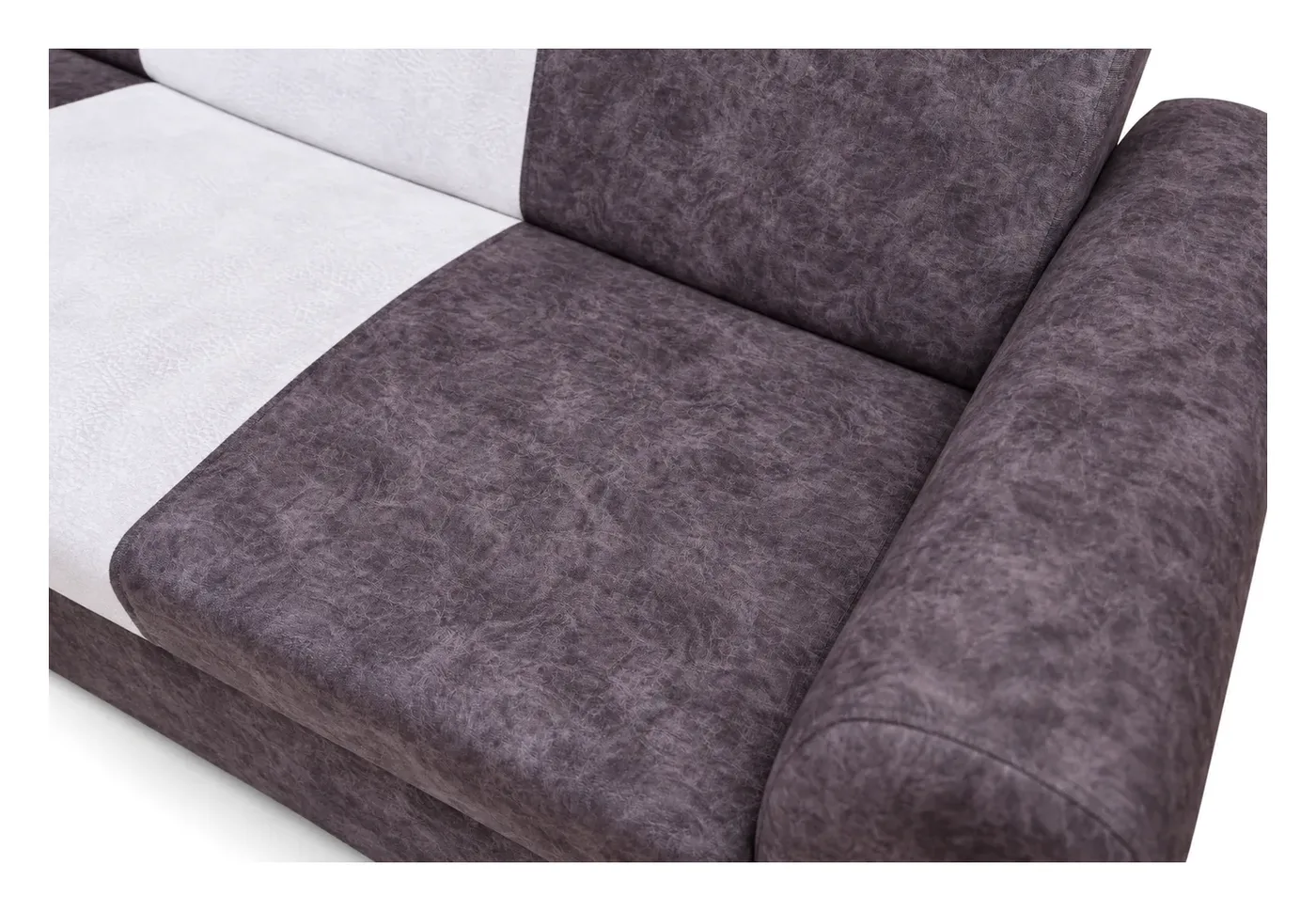 Corner Sofa, Purple-Grey with Storage Corner, photo 3