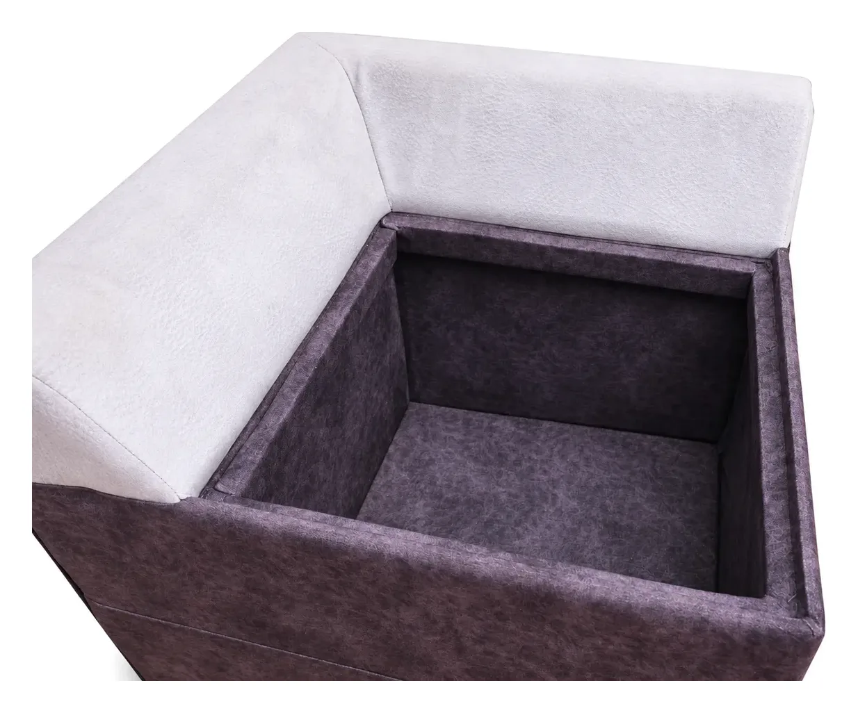 Corner Sofa, Purple-Grey with Storage Corner, photo 10