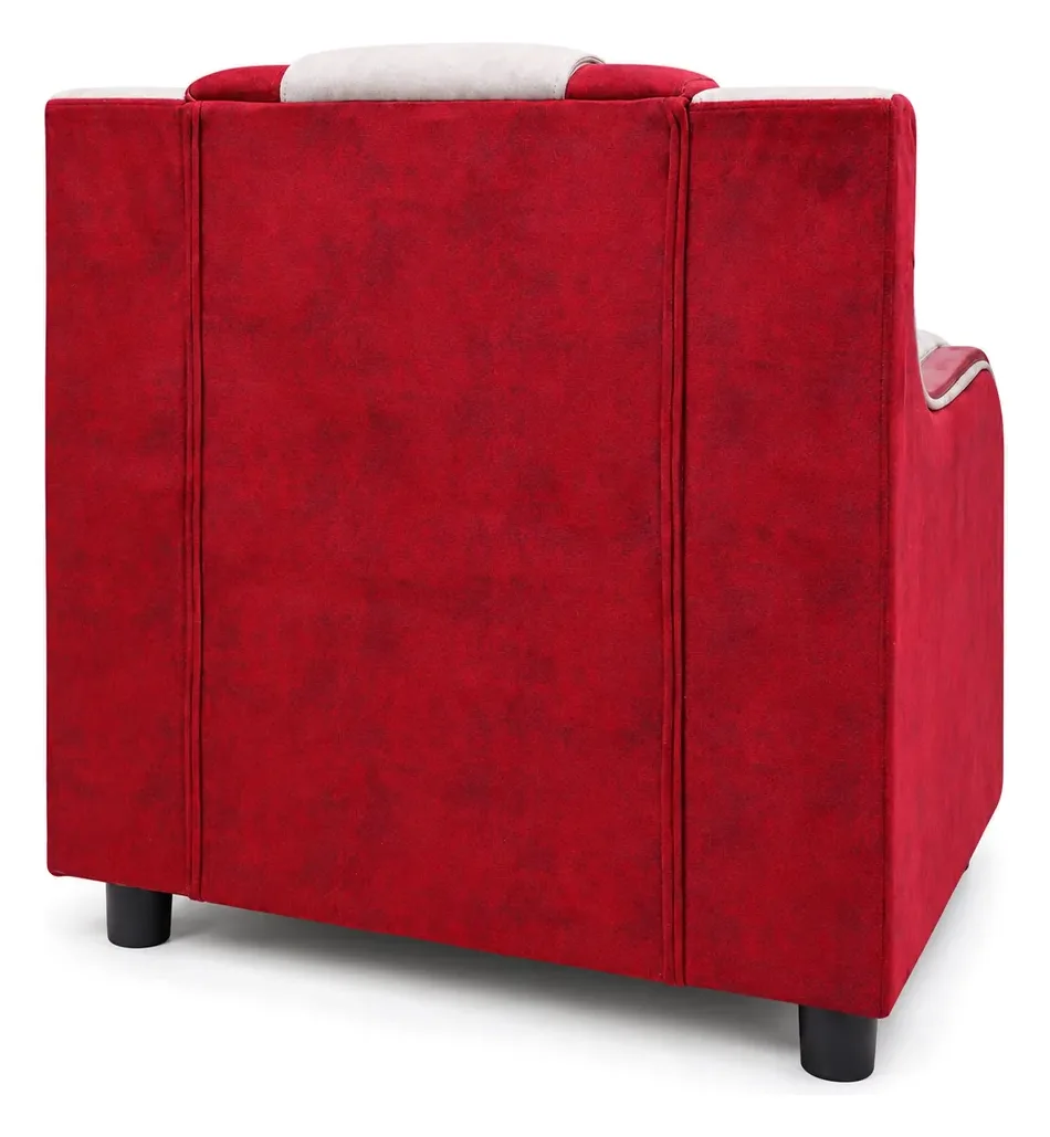 Sofa Set 3+1+1, Red and White, photo 6