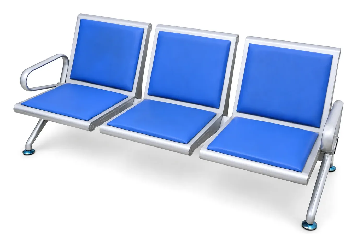 Waiting Chair, 3-Seater, Blue, photo 2
