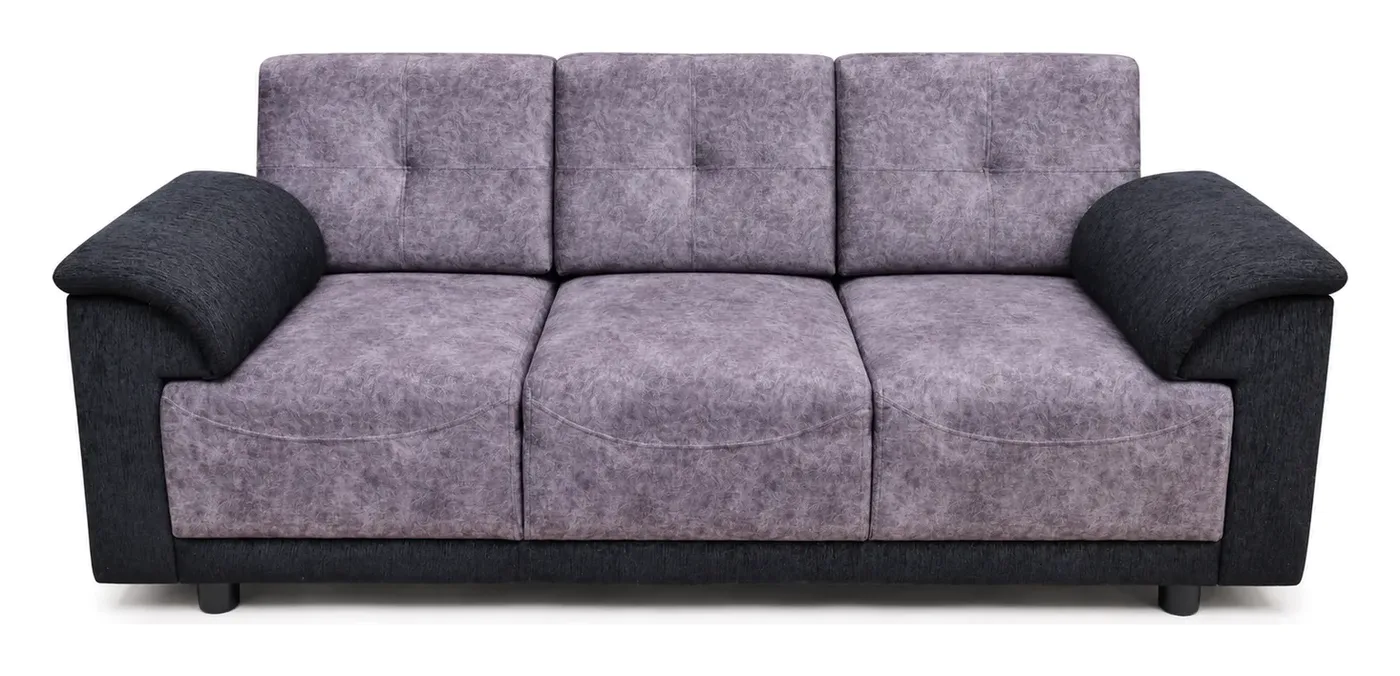Sofa Set 3+1+1, Lavender and Black, photo 2