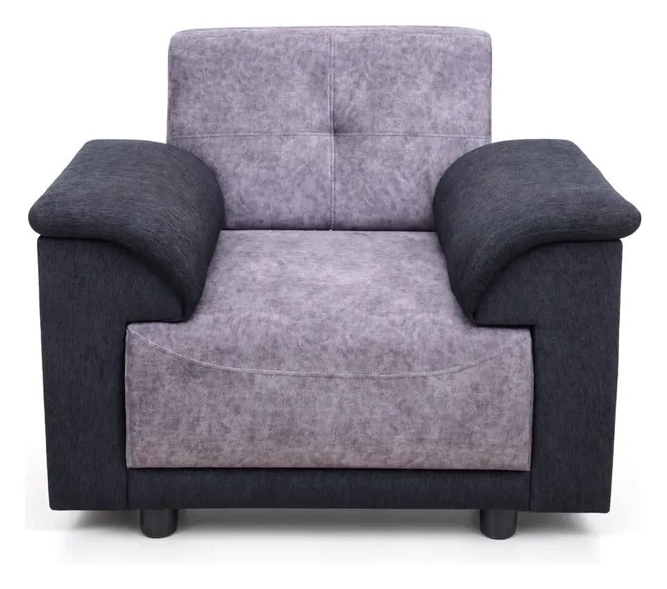 Sofa Set 3+1+1, Lavender and Black, photo 3
