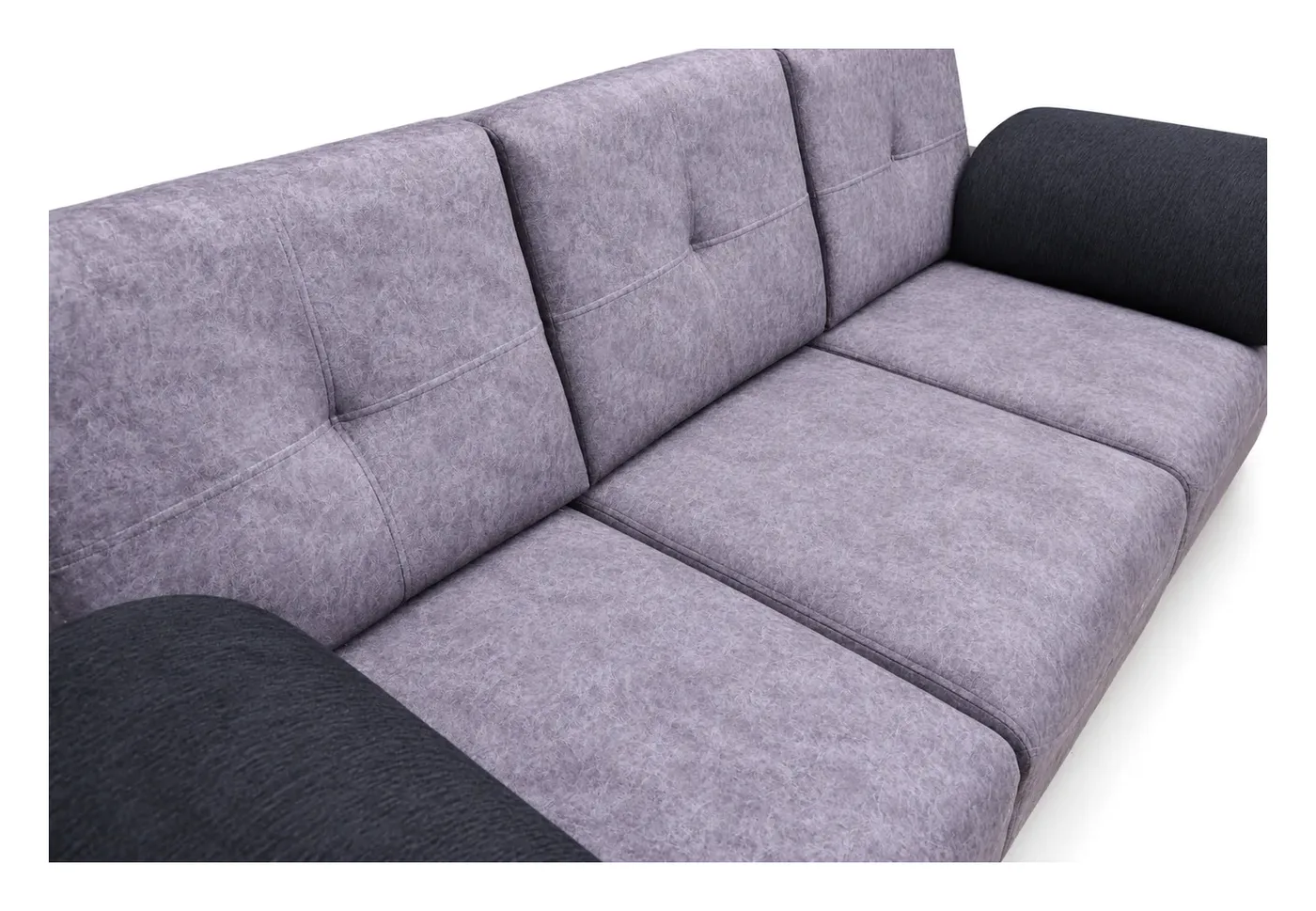 Sofa Set 3+1+1, Lavender and Black, photo 5